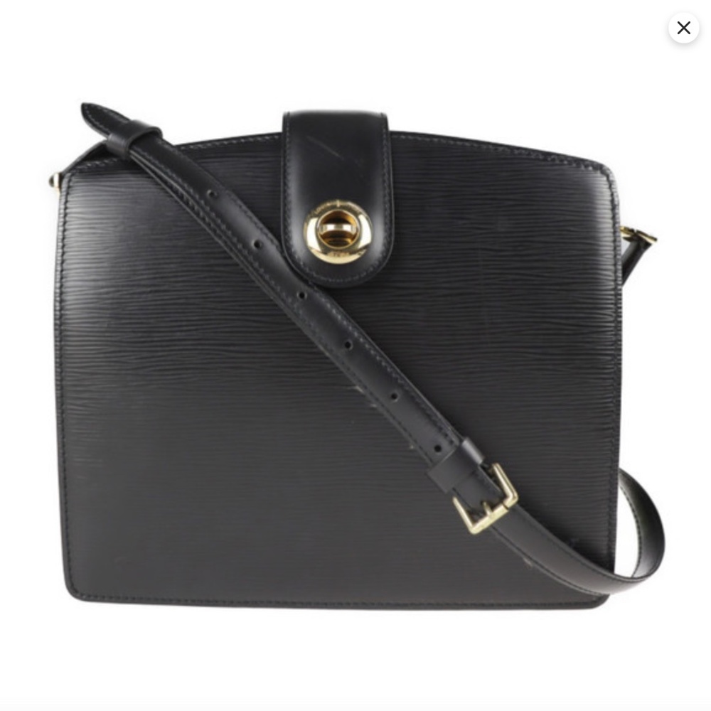 EUC LOUIS VUITTON black epi